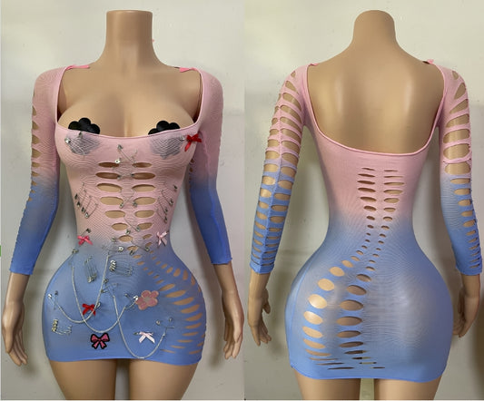 Sexy Hombre Pink freestyle dress